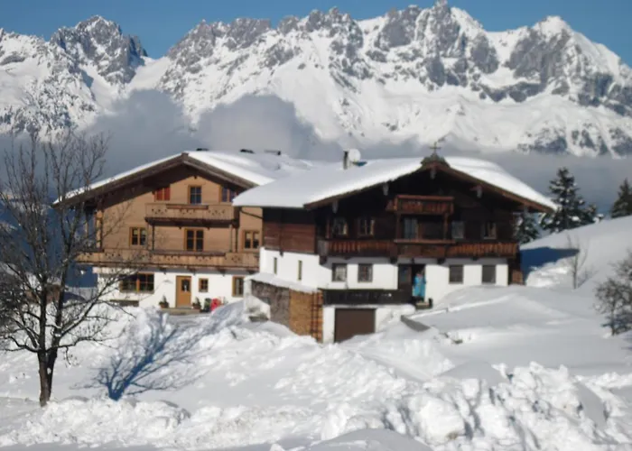 Hahnenkammblick Bauernhof Kitzbühel